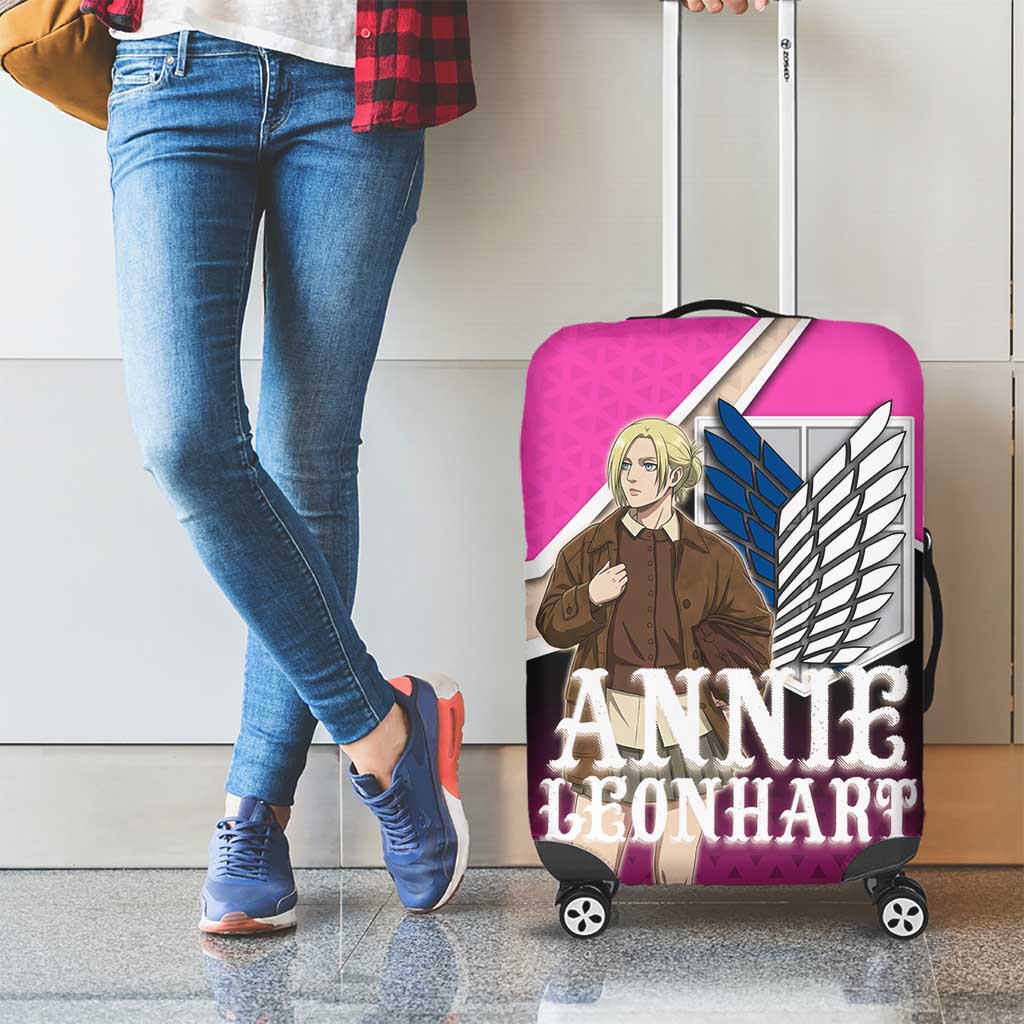 Annie Leonhart Attack on Titan Luggage Cover Anime Preppy Streetwear Style