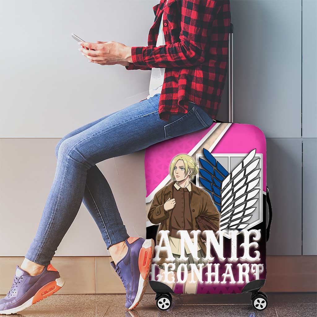 Annie Leonhart Attack on Titan Luggage Cover Anime Preppy Streetwear Style