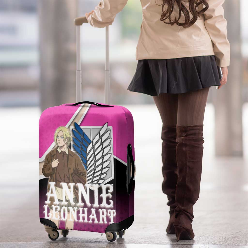 Annie Leonhart Attack on Titan Luggage Cover Anime Preppy Streetwear Style