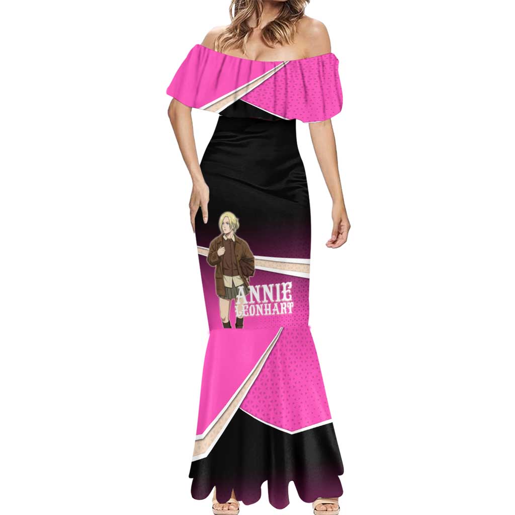 Annie Leonhart Attack on Titan Mermaid Dress Anime Preppy Streetwear Style