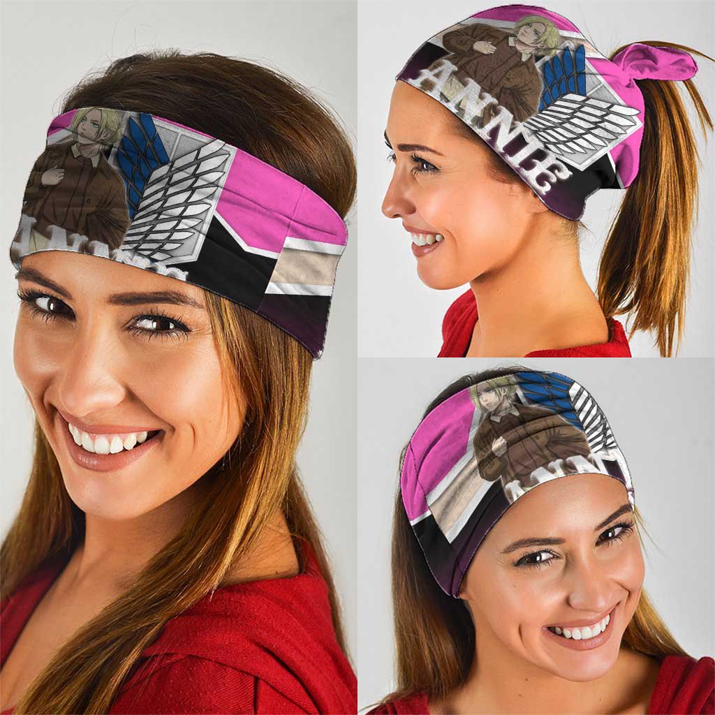 Annie Leonhart Attack on Titan Neck Gaiter Anime Preppy Streetwear Style