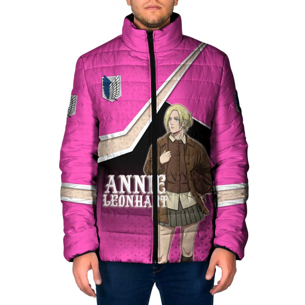 Annie Leonhart Attack on Titan Padded Jacket Anime Preppy Streetwear Style