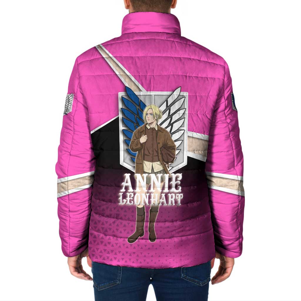 Annie Leonhart Attack on Titan Padded Jacket Anime Preppy Streetwear Style