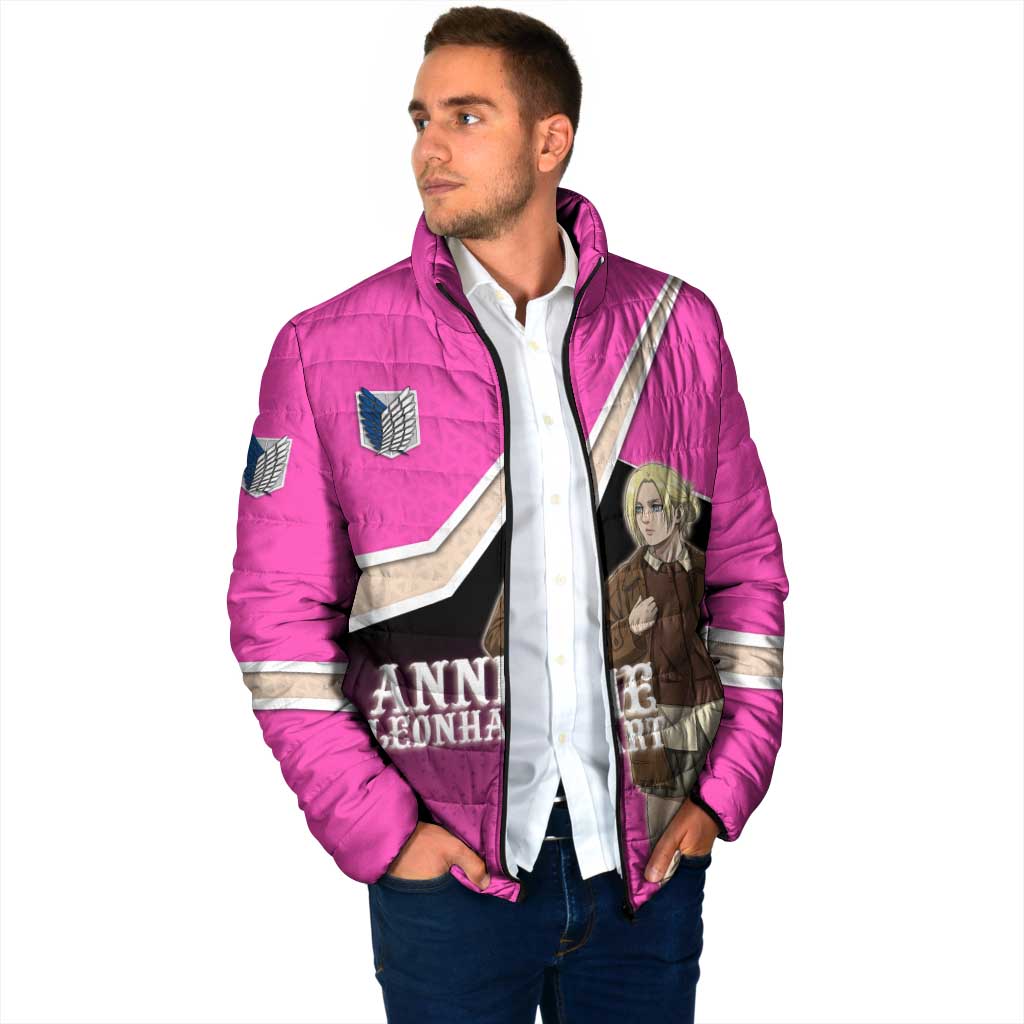 Annie Leonhart Attack on Titan Padded Jacket Anime Preppy Streetwear Style