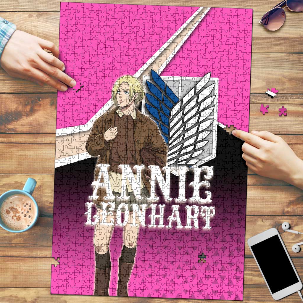 Annie Leonhart Attack on Titan Puzzle Anime Preppy Streetwear Style