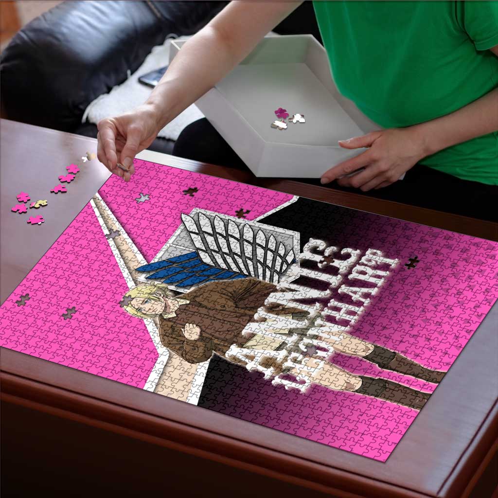Annie Leonhart Attack on Titan Puzzle Anime Preppy Streetwear Style