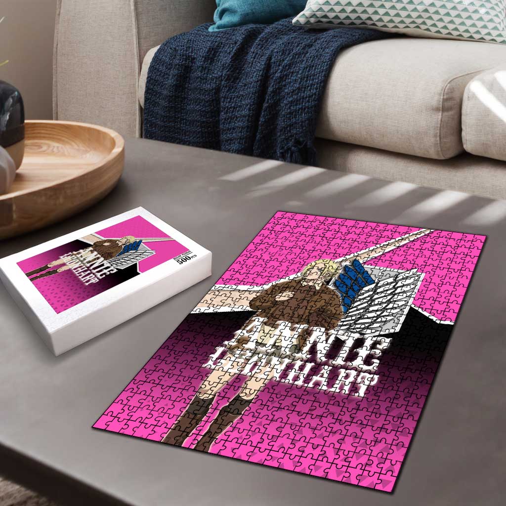Annie Leonhart Attack on Titan Puzzle Anime Preppy Streetwear Style