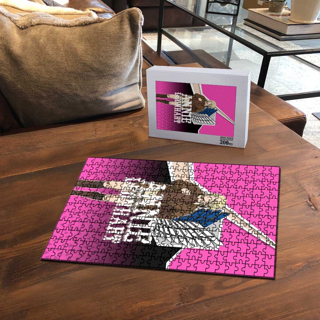 Annie Leonhart Attack on Titan Puzzle Anime Preppy Streetwear Style