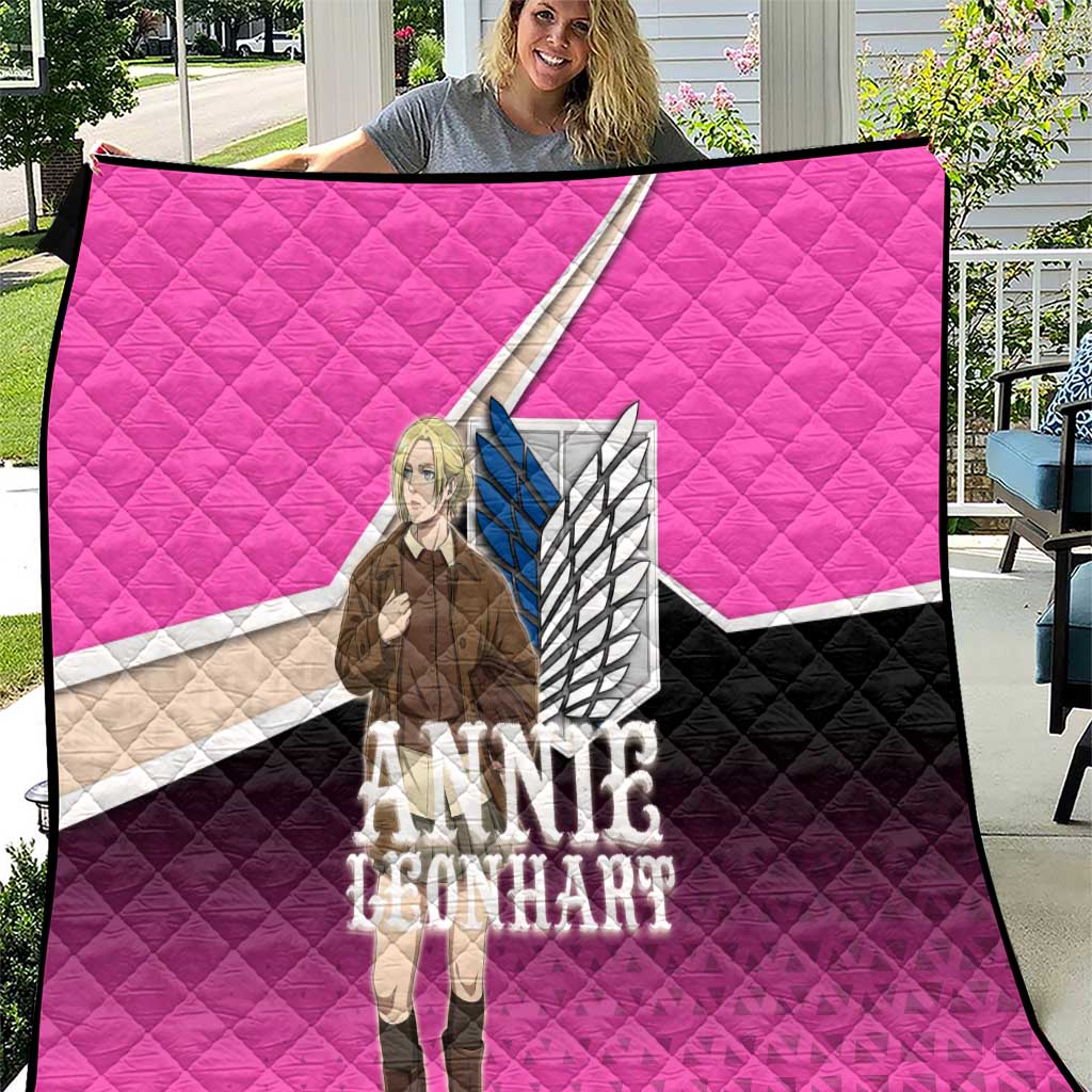 Annie Leonhart Attack on Titan Quilt Anime Preppy Streetwear Style