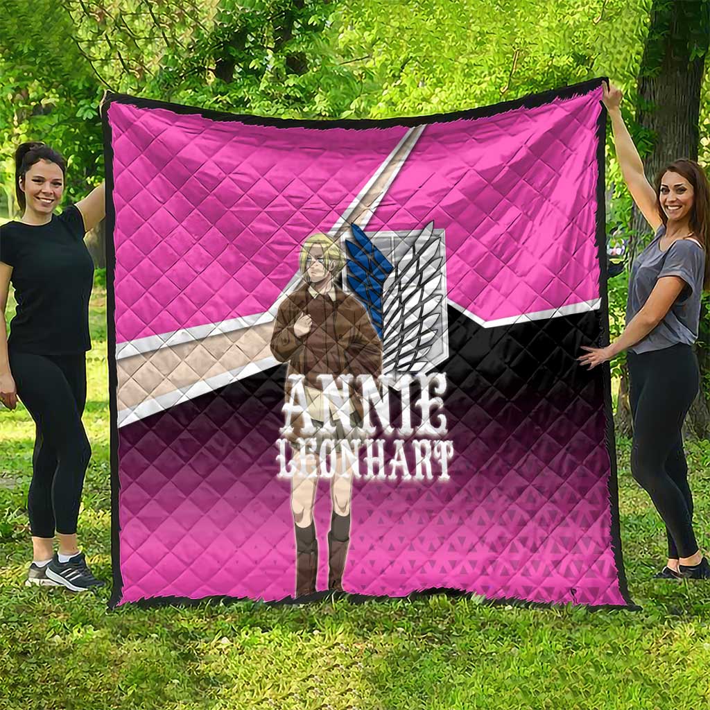 Annie Leonhart Attack on Titan Quilt Anime Preppy Streetwear Style