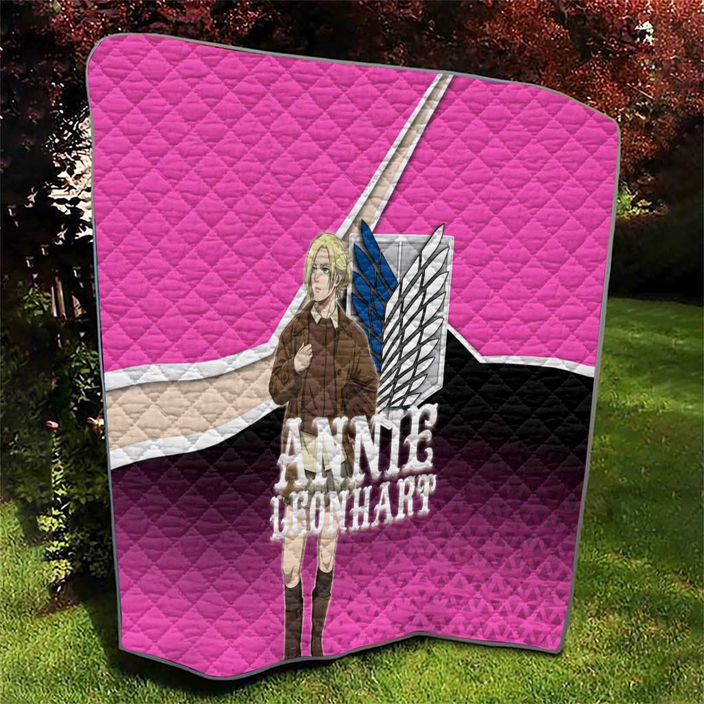 Annie Leonhart Attack on Titan Quilt Anime Preppy Streetwear Style