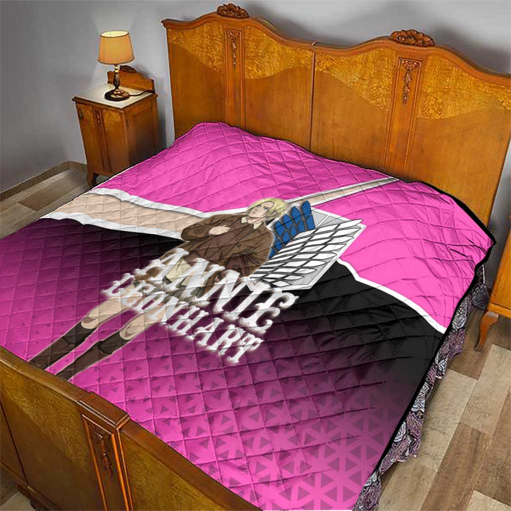 Annie Leonhart Attack on Titan Quilt Anime Preppy Streetwear Style