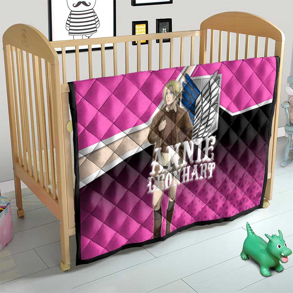 Annie Leonhart Attack on Titan Quilt Anime Preppy Streetwear Style