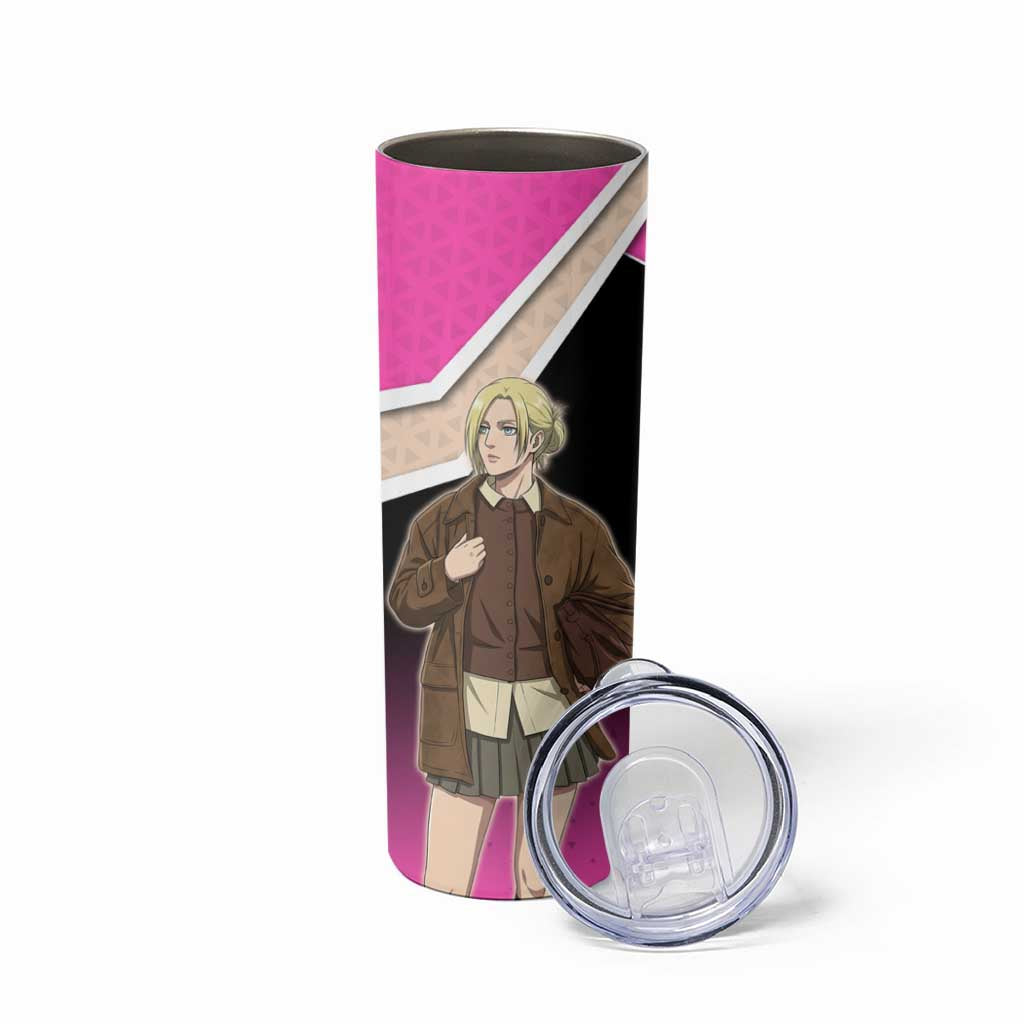 Annie Leonhart Attack on Titan Skinny Tumbler Anime Preppy Streetwear Style