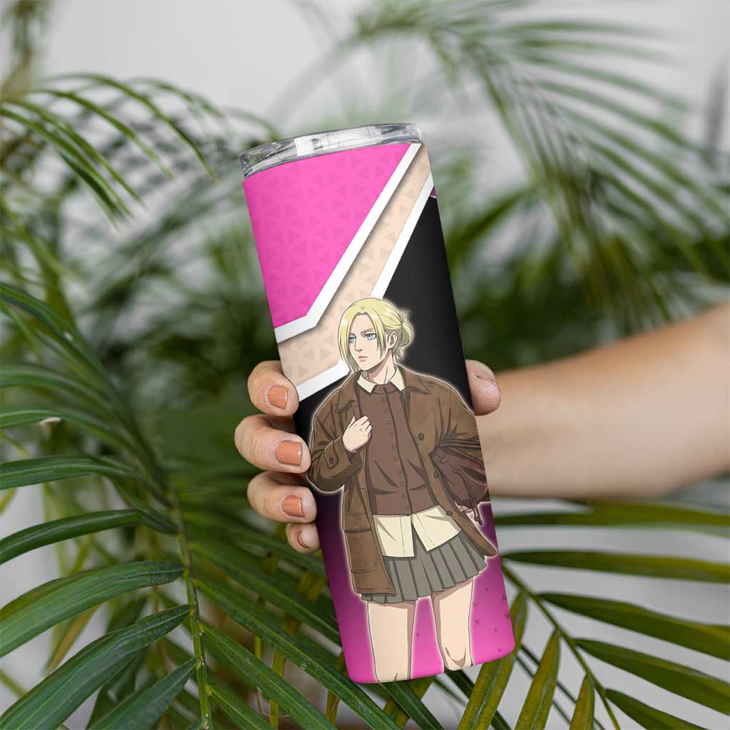 Annie Leonhart Attack on Titan Skinny Tumbler Anime Preppy Streetwear Style