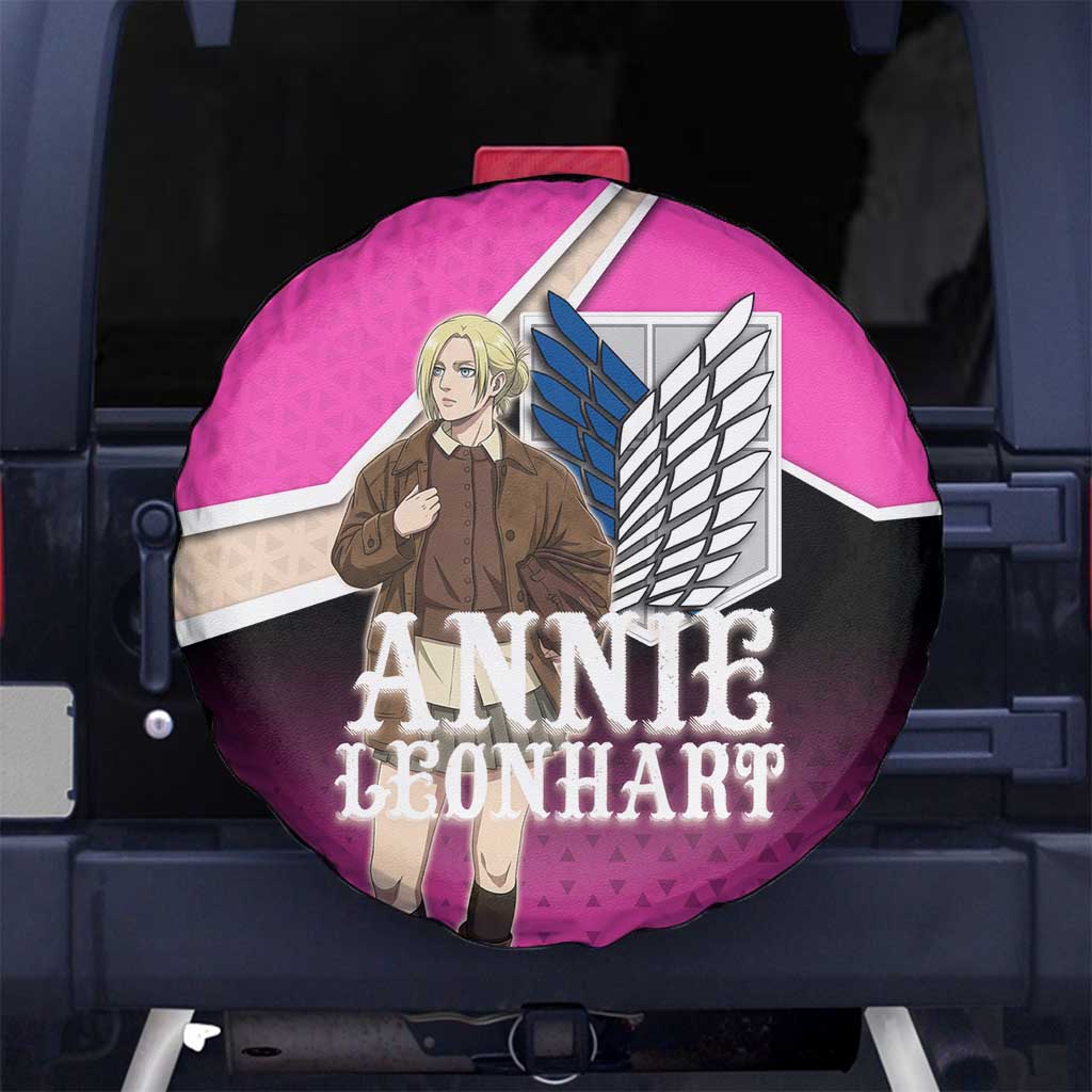 Annie Leonhart Attack on Titan Spare Tire Cover Anime Preppy Streetwear Style
