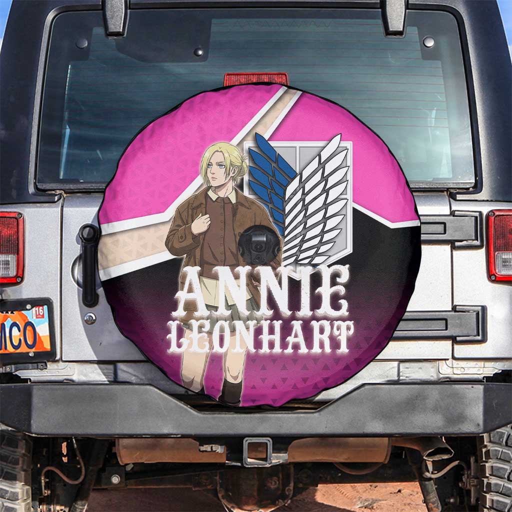 Annie Leonhart Attack on Titan Spare Tire Cover Anime Preppy Streetwear Style