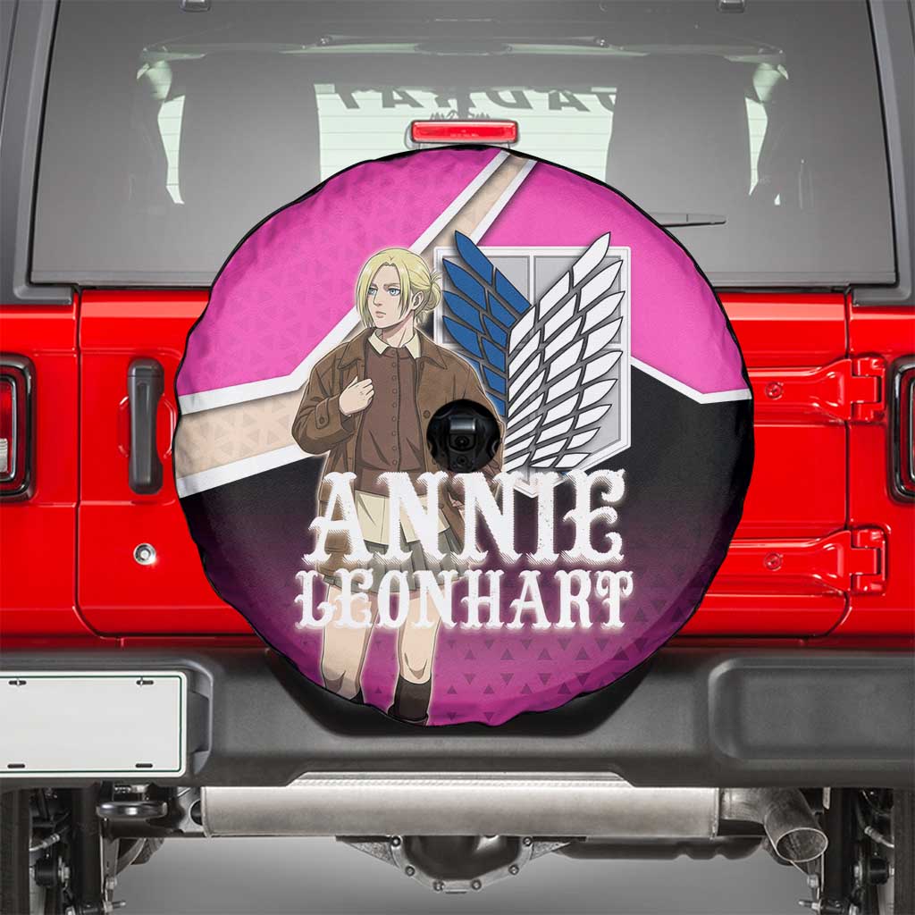 Annie Leonhart Attack on Titan Spare Tire Cover Anime Preppy Streetwear Style