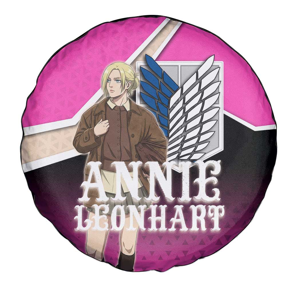Annie Leonhart Attack on Titan Spare Tire Cover Anime Preppy Streetwear Style