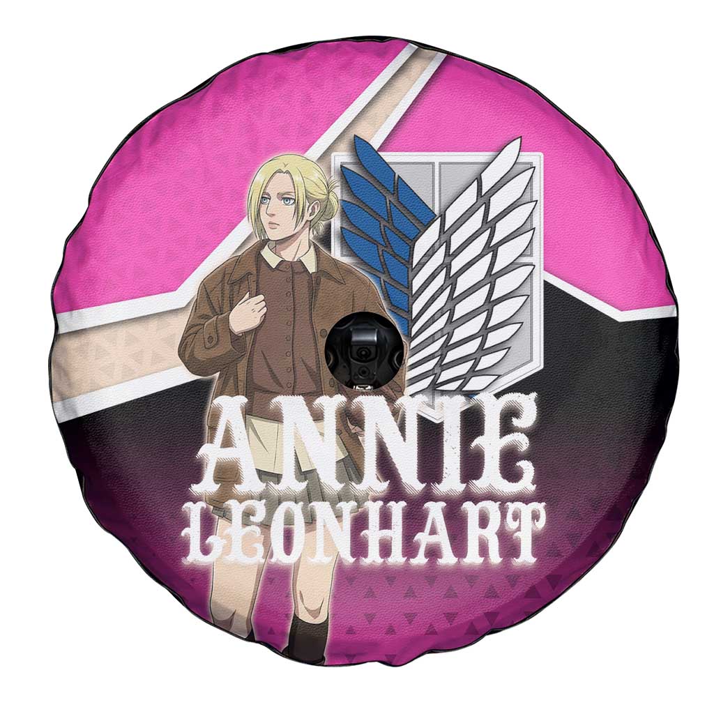Annie Leonhart Attack on Titan Spare Tire Cover Anime Preppy Streetwear Style