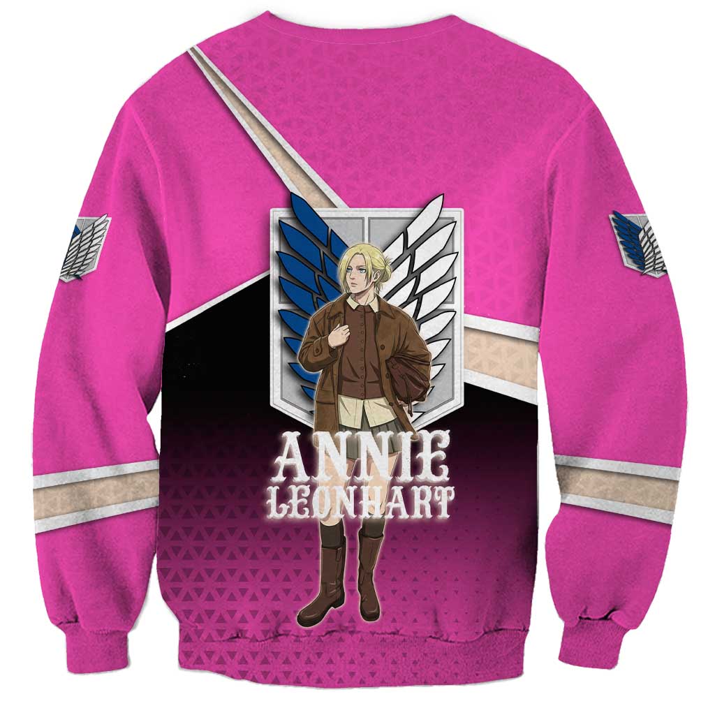 Annie Leonhart Attack on Titan Sweatshirt Anime Preppy Streetwear Style