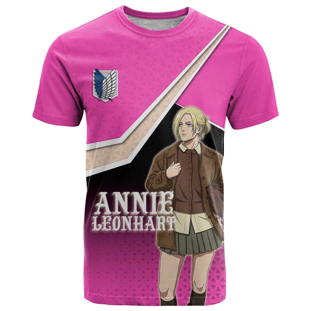 Annie Leonhart Attack on Titan T Shirt Anime Preppy Streetwear Style