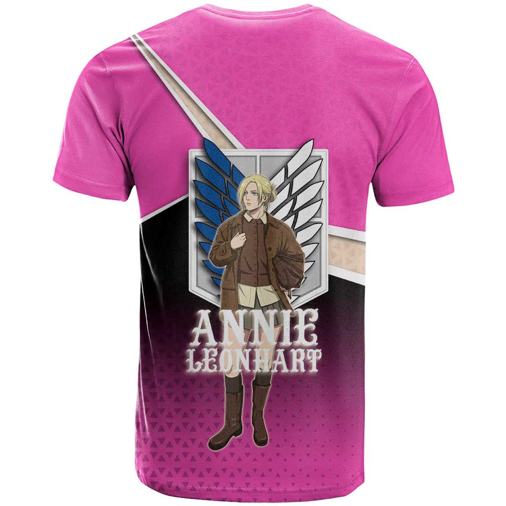 Annie Leonhart Attack on Titan T Shirt Anime Preppy Streetwear Style