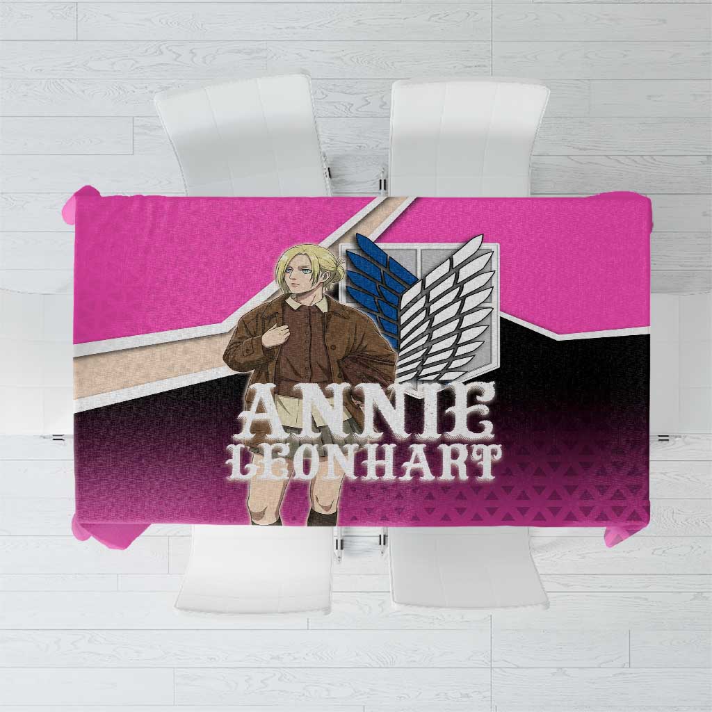 Annie Leonhart Attack on Titan Tablecloth Anime Preppy Streetwear Style