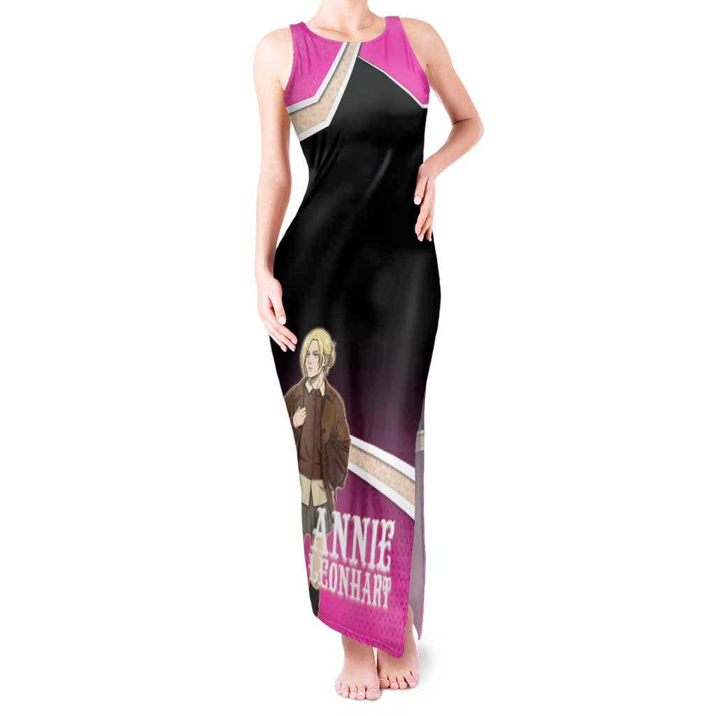 Annie Leonhart Attack on Titan Tank Maxi Dress Anime Preppy Streetwear Style