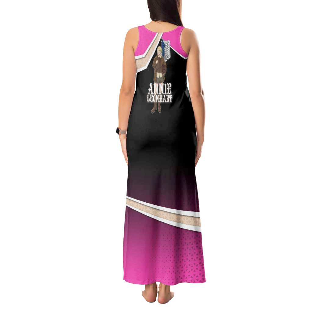 Annie Leonhart Attack on Titan Tank Maxi Dress Anime Preppy Streetwear Style