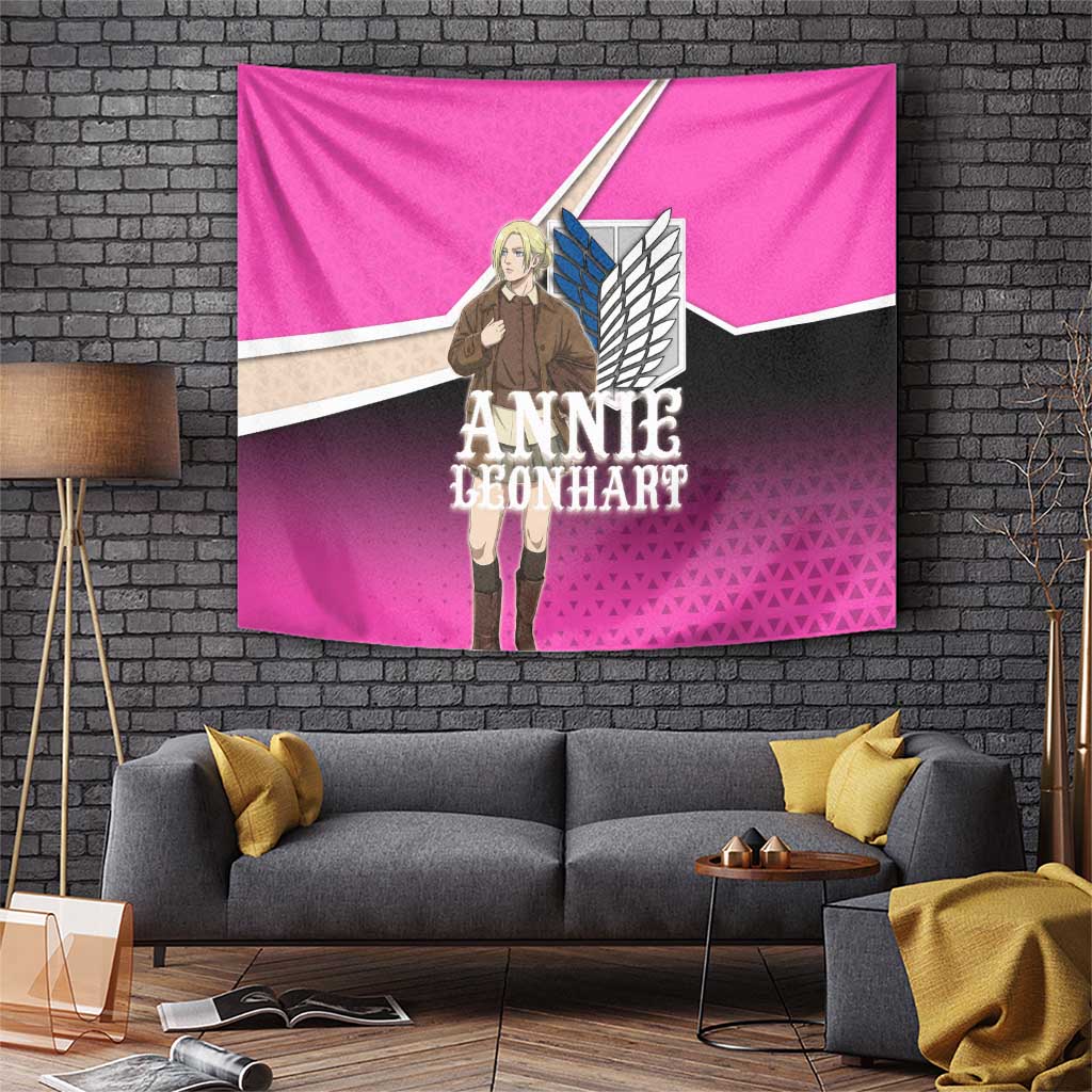 Annie Leonhart Attack on Titan Tapestry Anime Preppy Streetwear Style