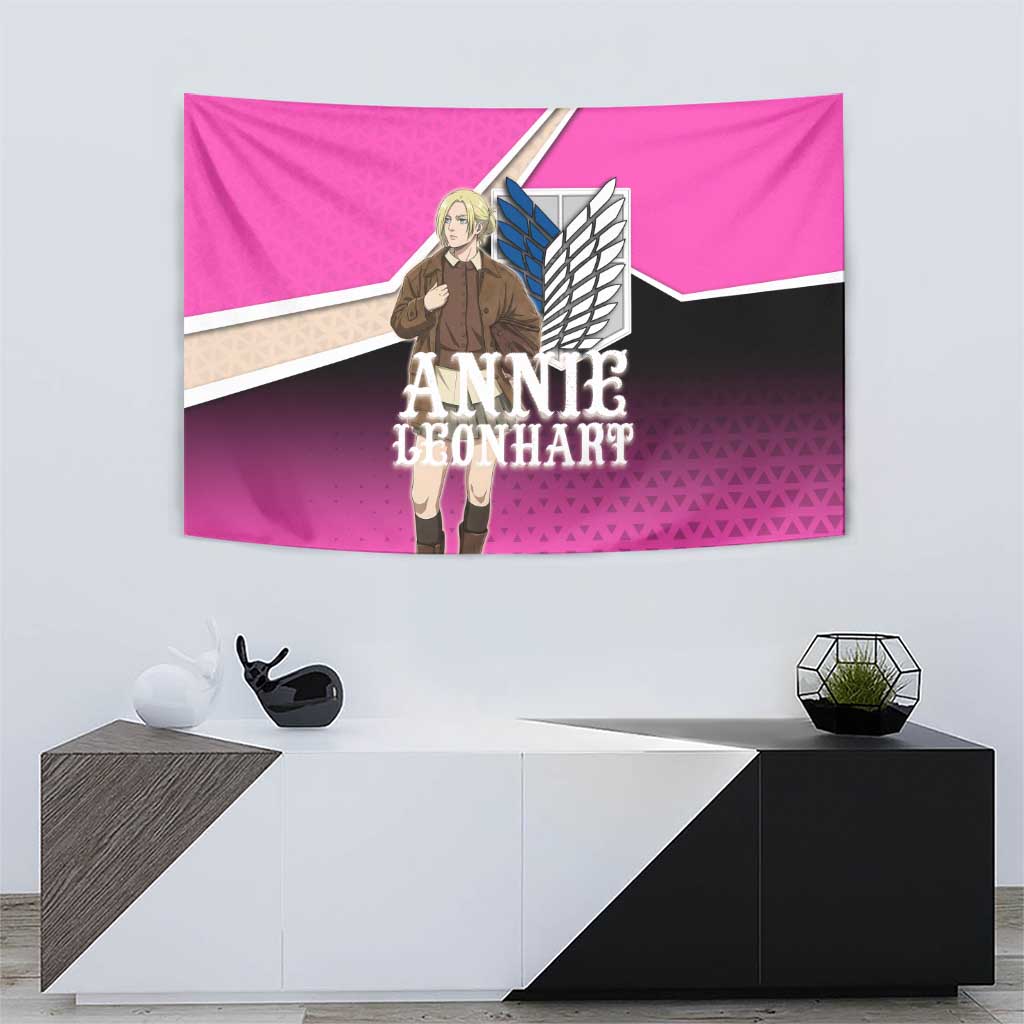 Annie Leonhart Attack on Titan Tapestry Anime Preppy Streetwear Style