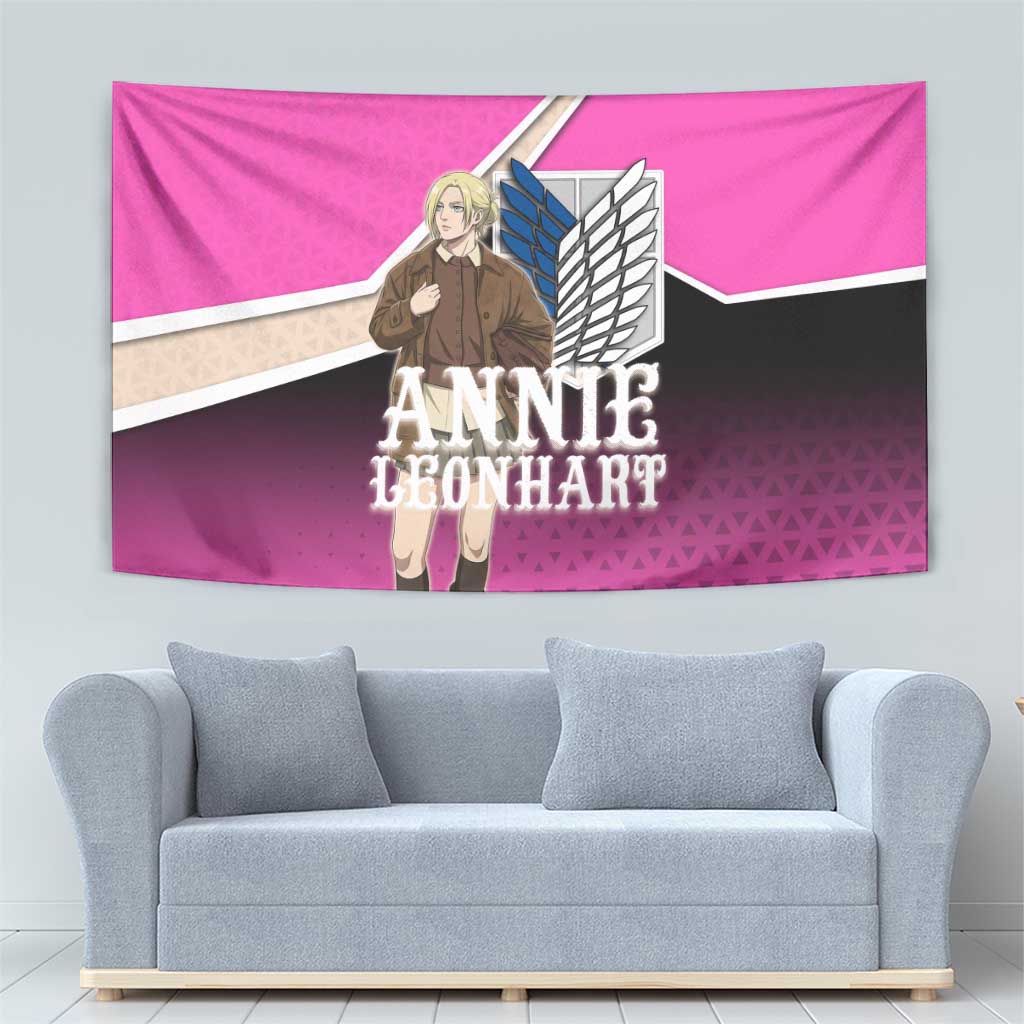 Annie Leonhart Attack on Titan Tapestry Anime Preppy Streetwear Style