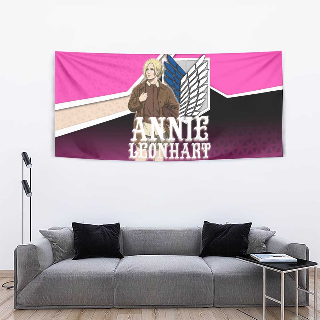 Annie Leonhart Attack on Titan Tapestry Anime Preppy Streetwear Style