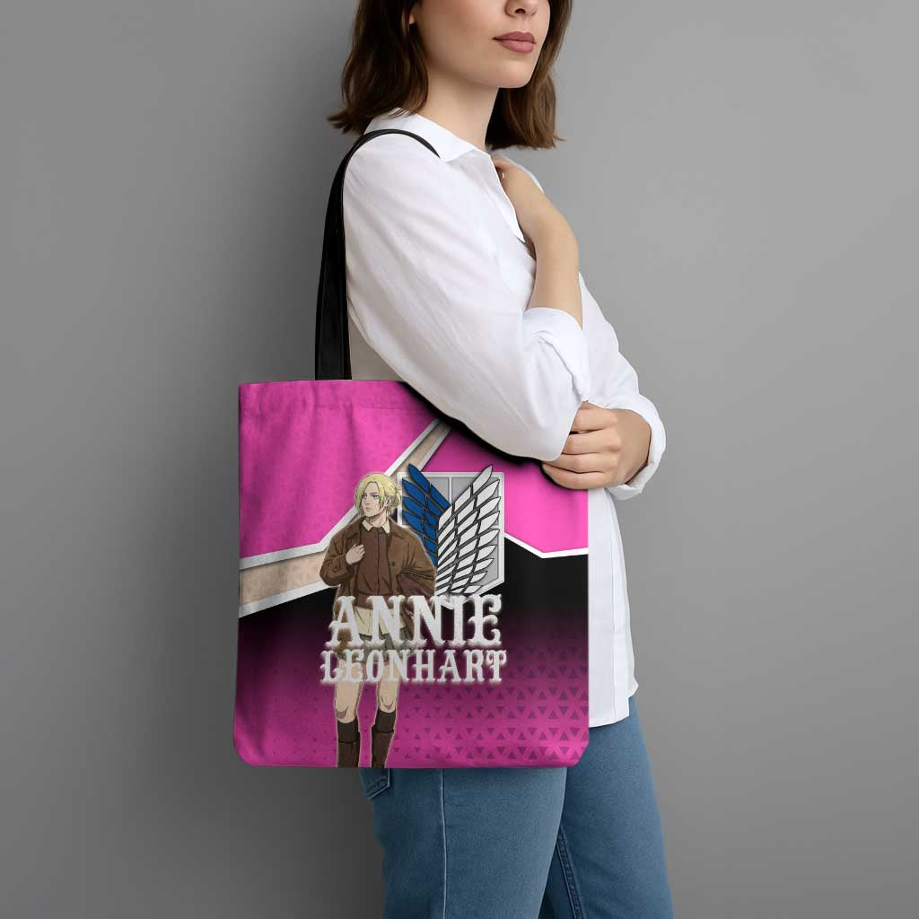 Annie Leonhart Attack on Titan Tote Bag Anime Preppy Streetwear Style