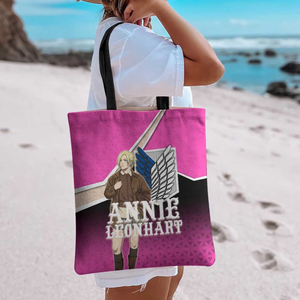 Annie Leonhart Attack on Titan Tote Bag Anime Preppy Streetwear Style