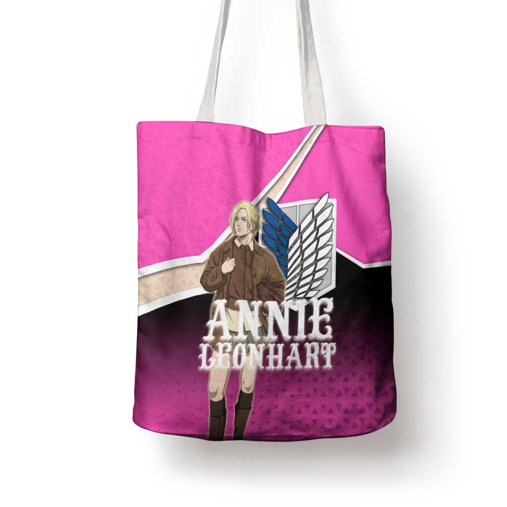 Annie Leonhart Attack on Titan Tote Bag Anime Preppy Streetwear Style