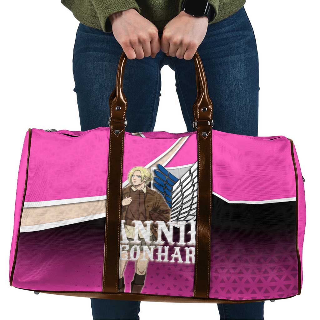 Annie Leonhart Attack on Titan Travel Bag Anime Preppy Streetwear Style