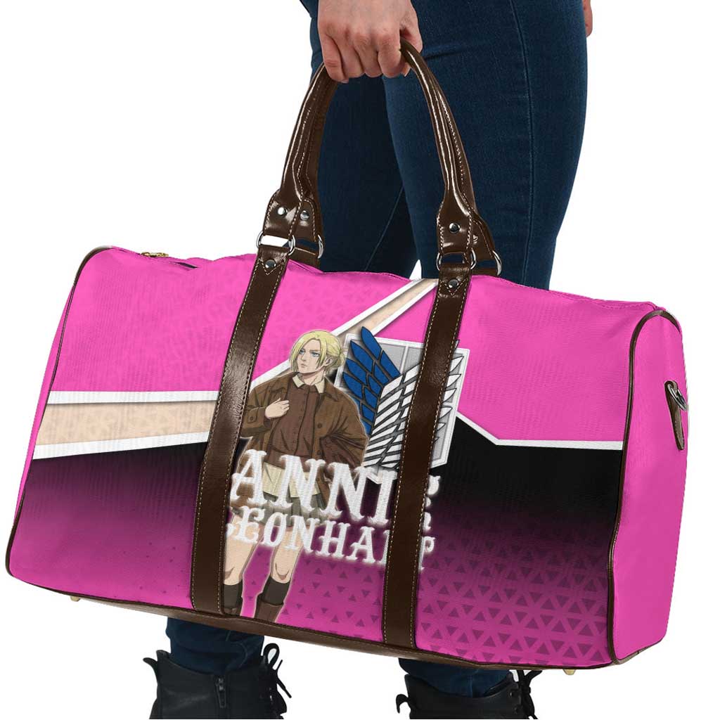 Annie Leonhart Attack on Titan Travel Bag Anime Preppy Streetwear Style