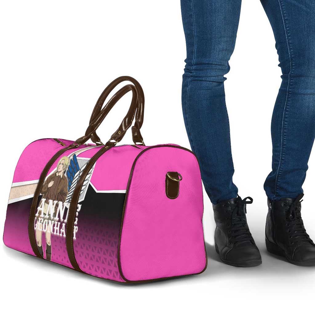 Annie Leonhart Attack on Titan Travel Bag Anime Preppy Streetwear Style