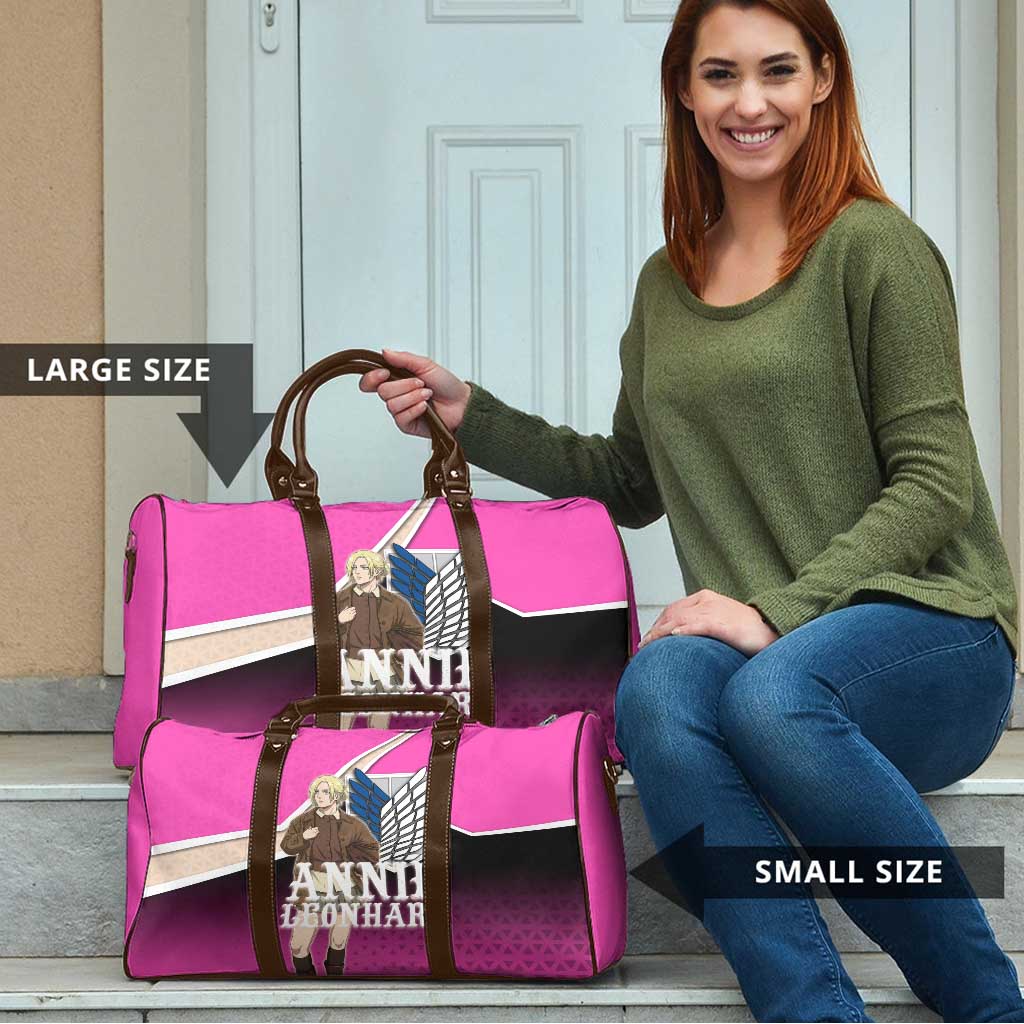 Annie Leonhart Attack on Titan Travel Bag Anime Preppy Streetwear Style