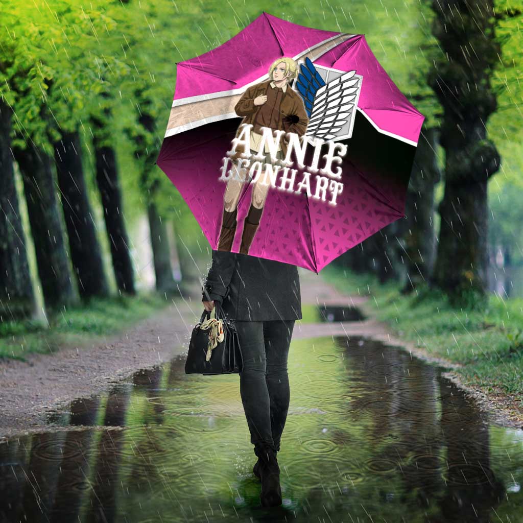 Annie Leonhart Attack on Titan Umbrella Anime Preppy Streetwear Style