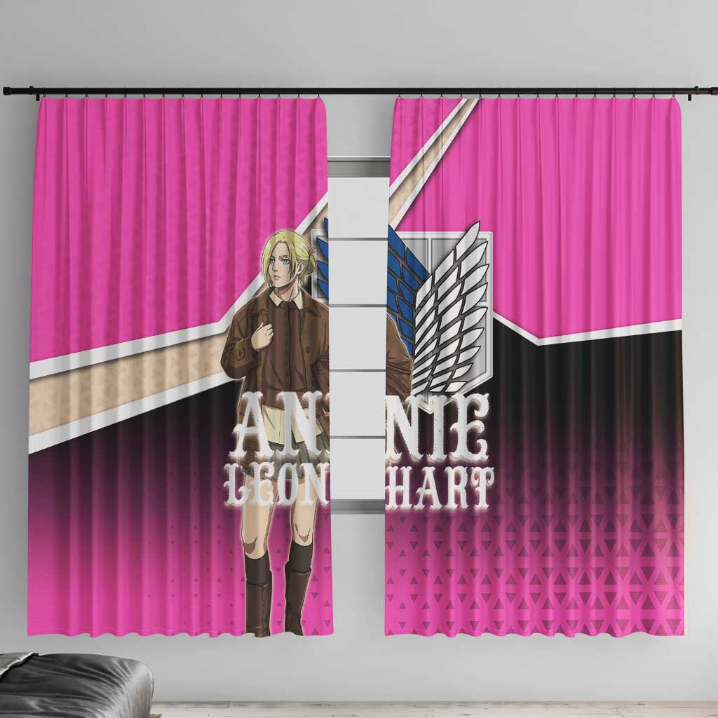 Annie Leonhart Attack on Titan Window Curtain Anime Preppy Streetwear Style