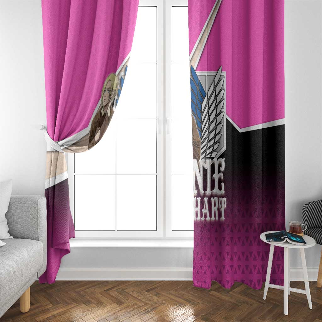 Annie Leonhart Attack on Titan Window Curtain Anime Preppy Streetwear Style