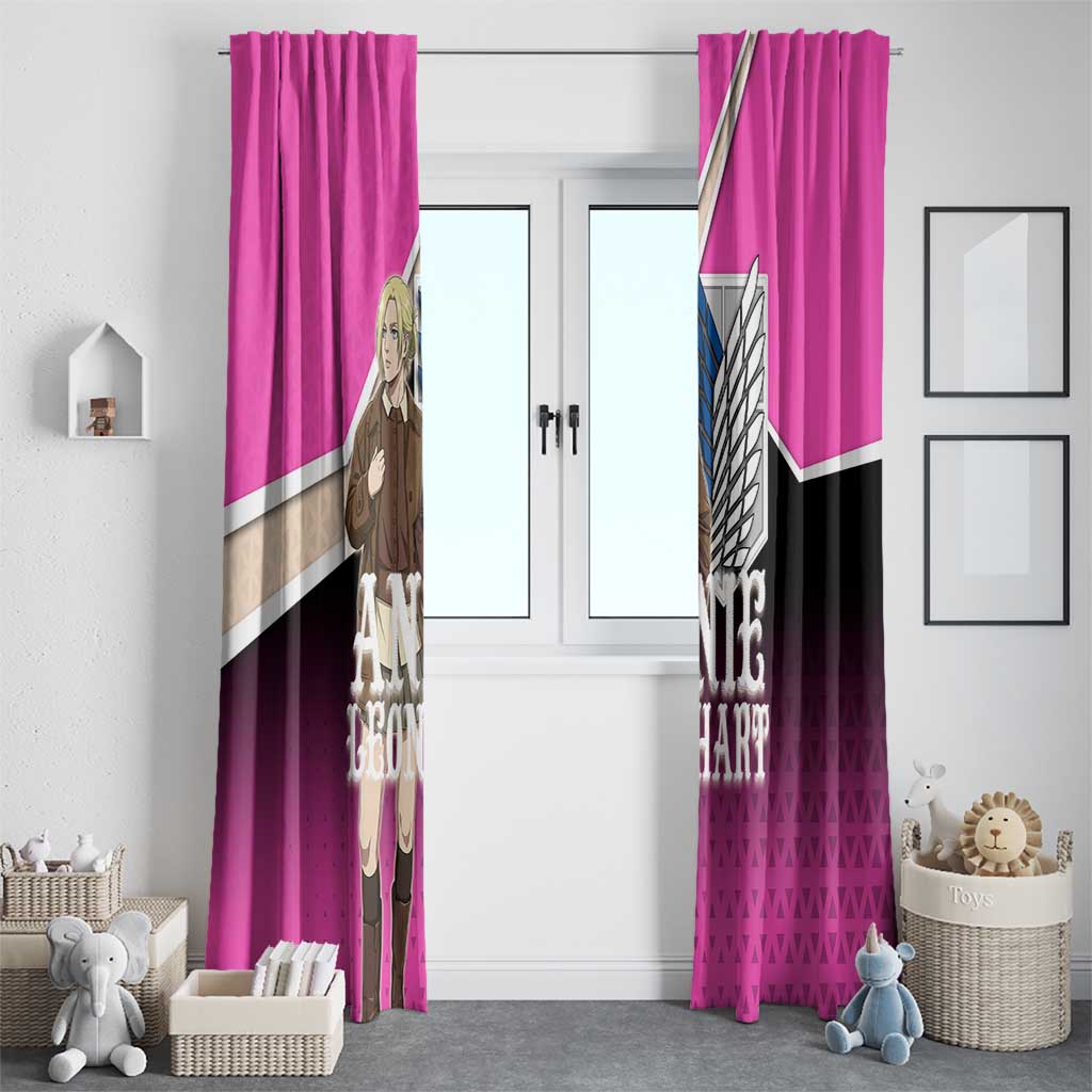 Annie Leonhart Attack on Titan Window Curtain Anime Preppy Streetwear Style
