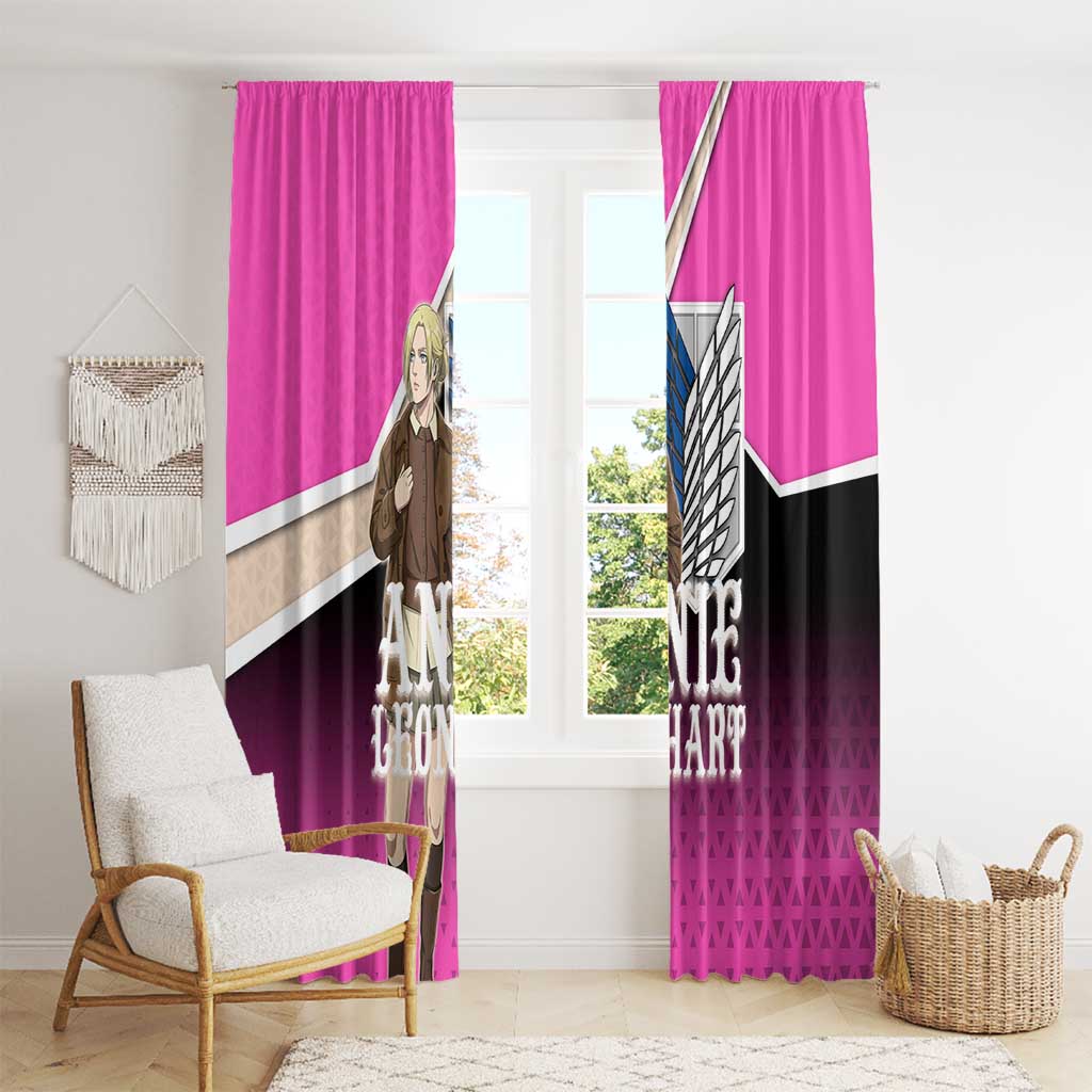 Annie Leonhart Attack on Titan Window Curtain Anime Preppy Streetwear Style