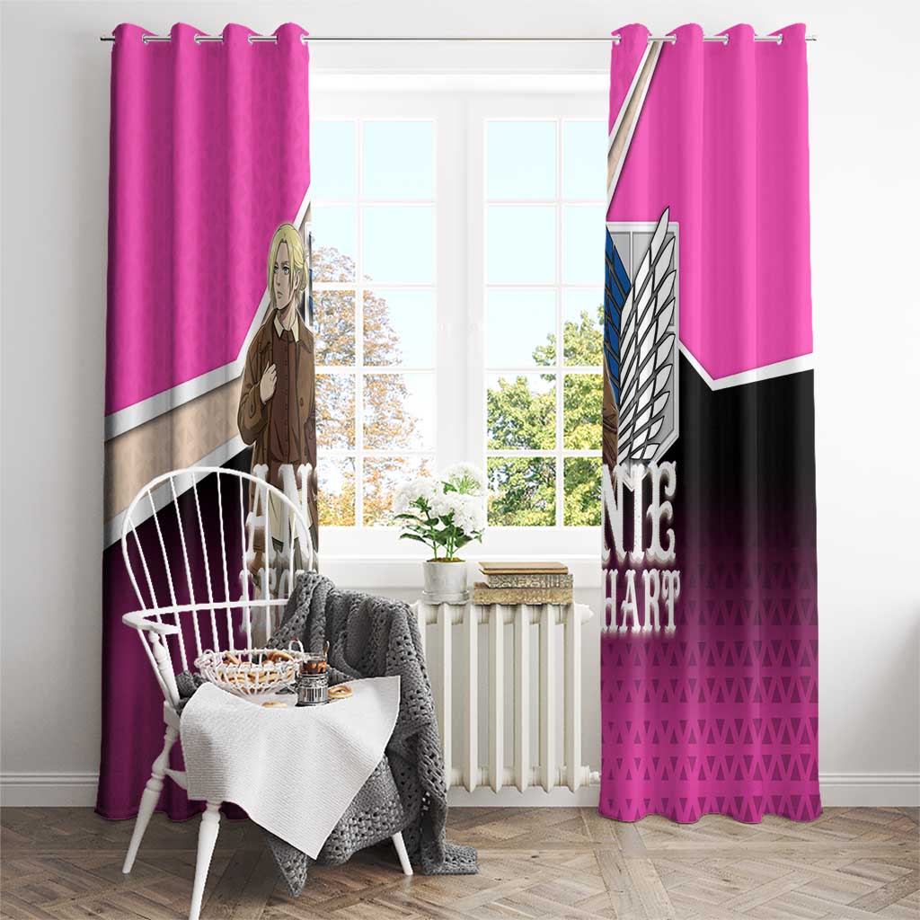 Annie Leonhart Attack on Titan Window Curtain Anime Preppy Streetwear Style