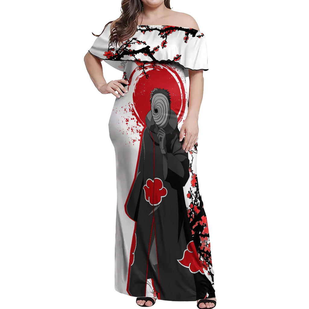 Tobi - Naruto Off Shoulder Maxi Dress Japan Style