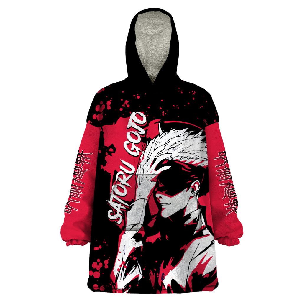 Satoru Gojo Wearable Blanket Hoodie Jujutsu Kaisen Anime