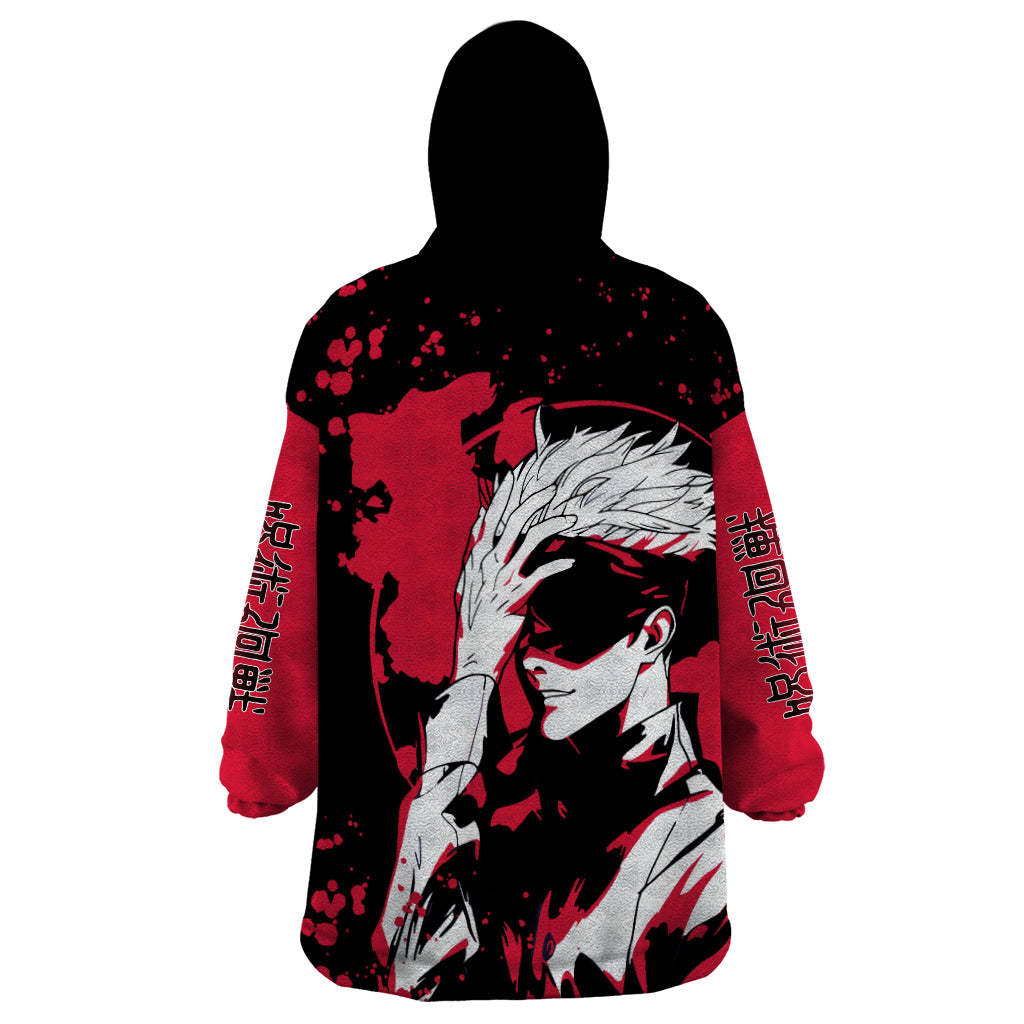 Satoru Gojo Wearable Blanket Hoodie Jujutsu Kaisen Anime
